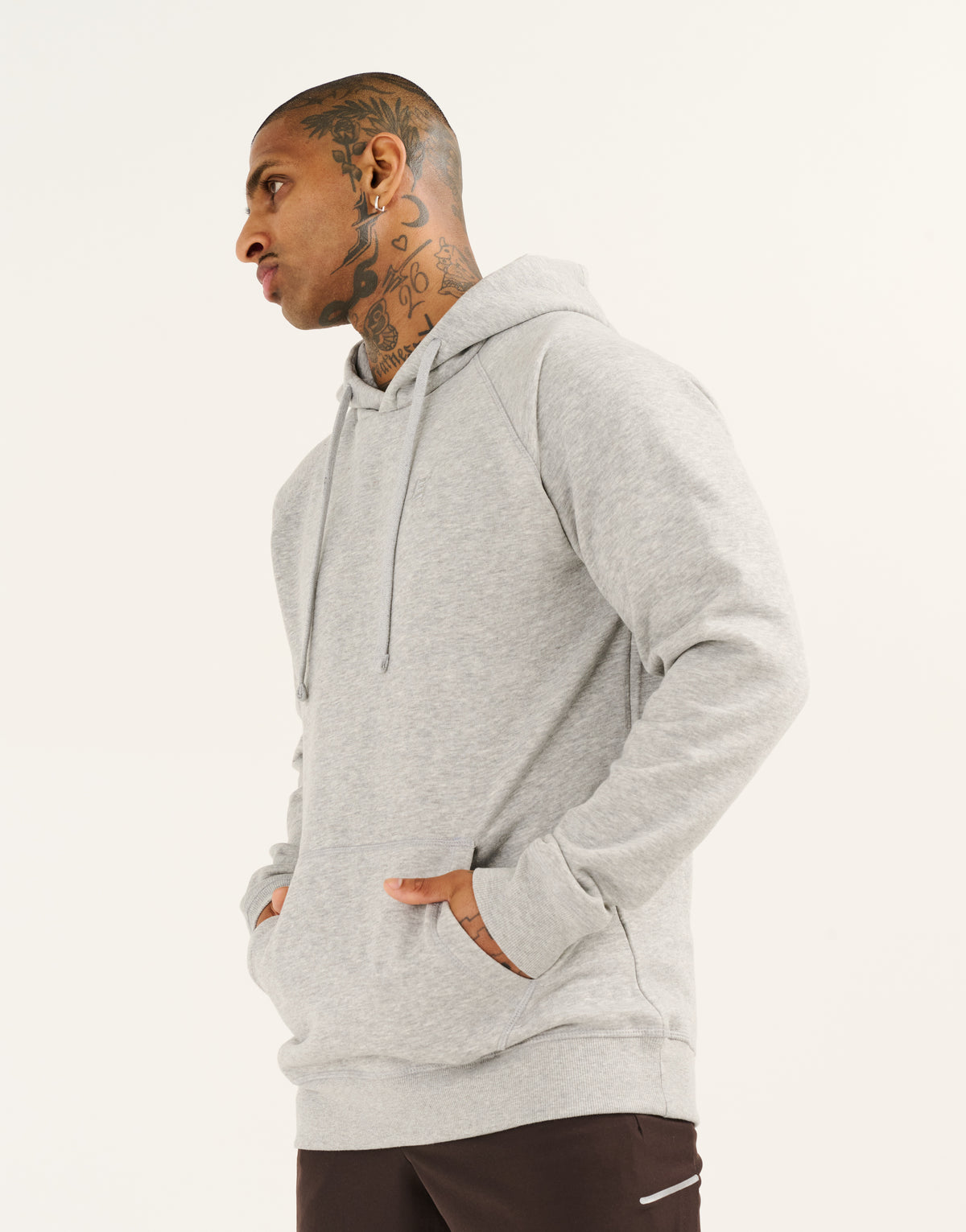 Recover Fleece Hoodie - Grey Marle