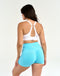 Echt Force Scrunch Shorts - Baby Blue