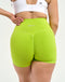 Echt Force Scrunch Shorts - Lime Green