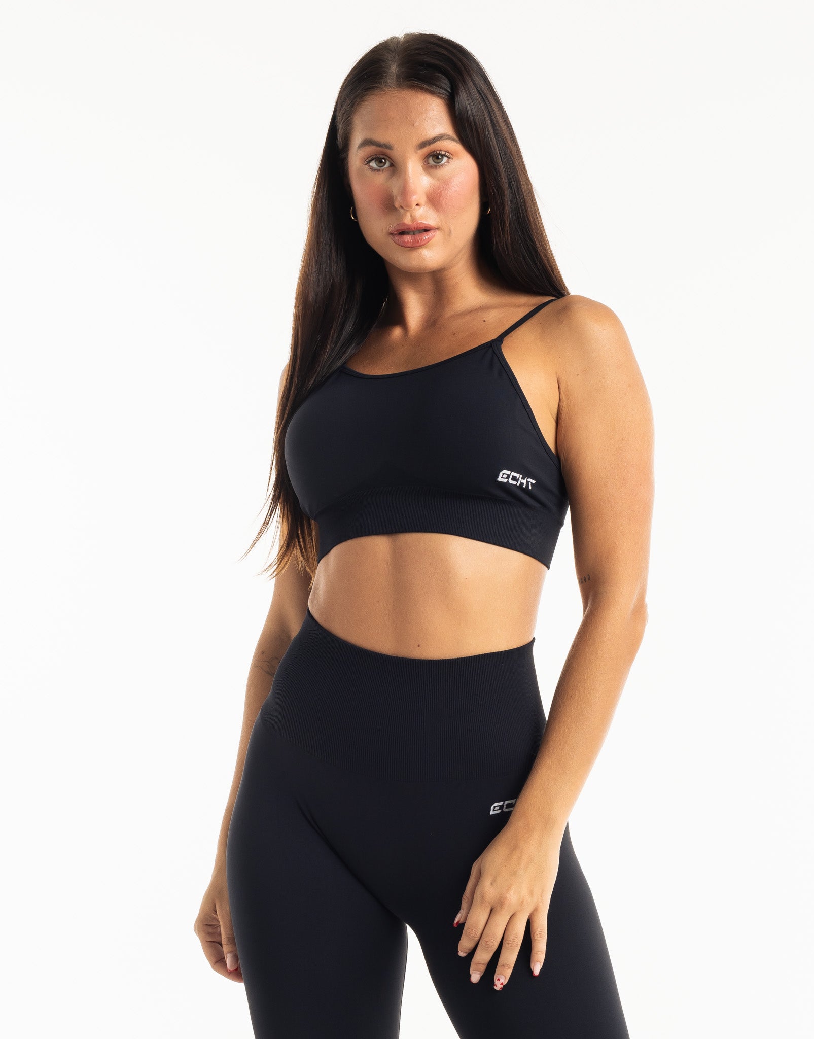 Supreme Seamless Sports Bra - Midnight Black