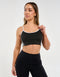 Y2K Retro Speed Sports Bra - Black