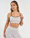 Y2K Retro Speed Sports Bra - Micro Grey