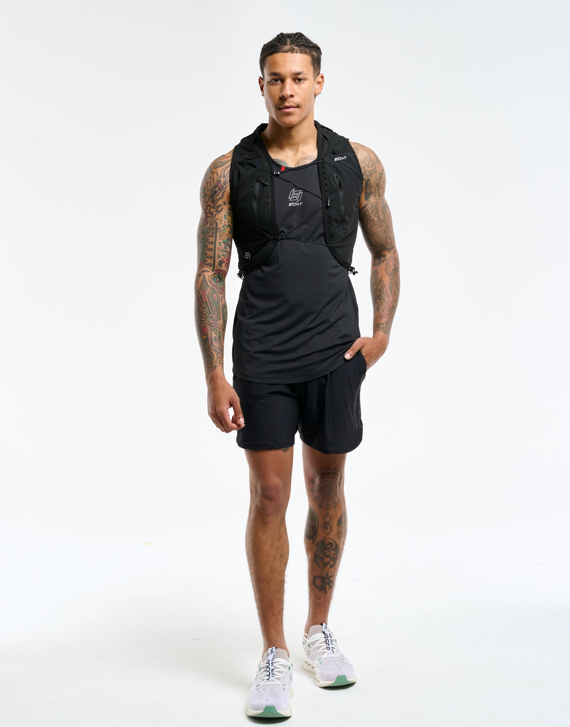 Performance Hydration Vest - Black (Unisex)