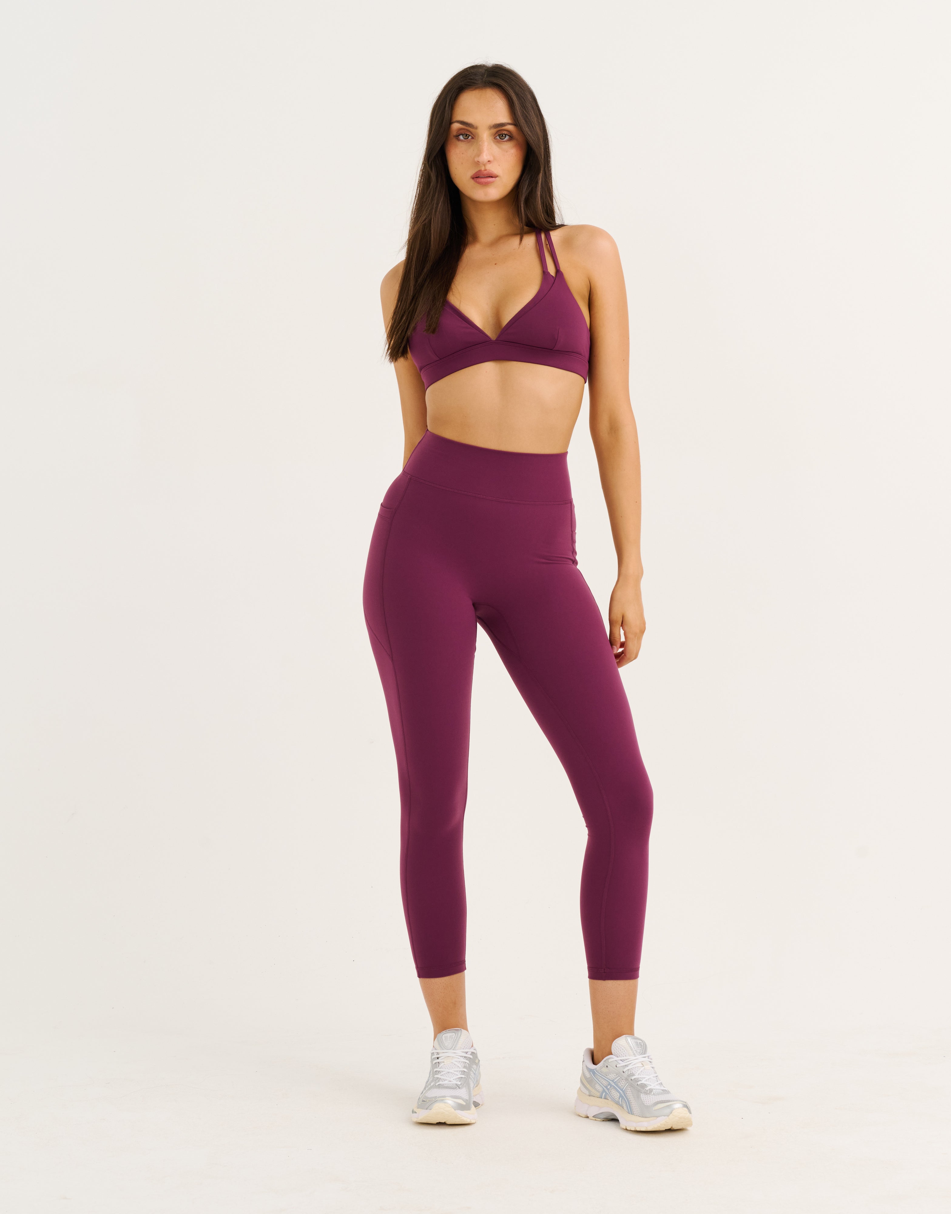 Ascend Pocket Leggings 23" - Blackberry