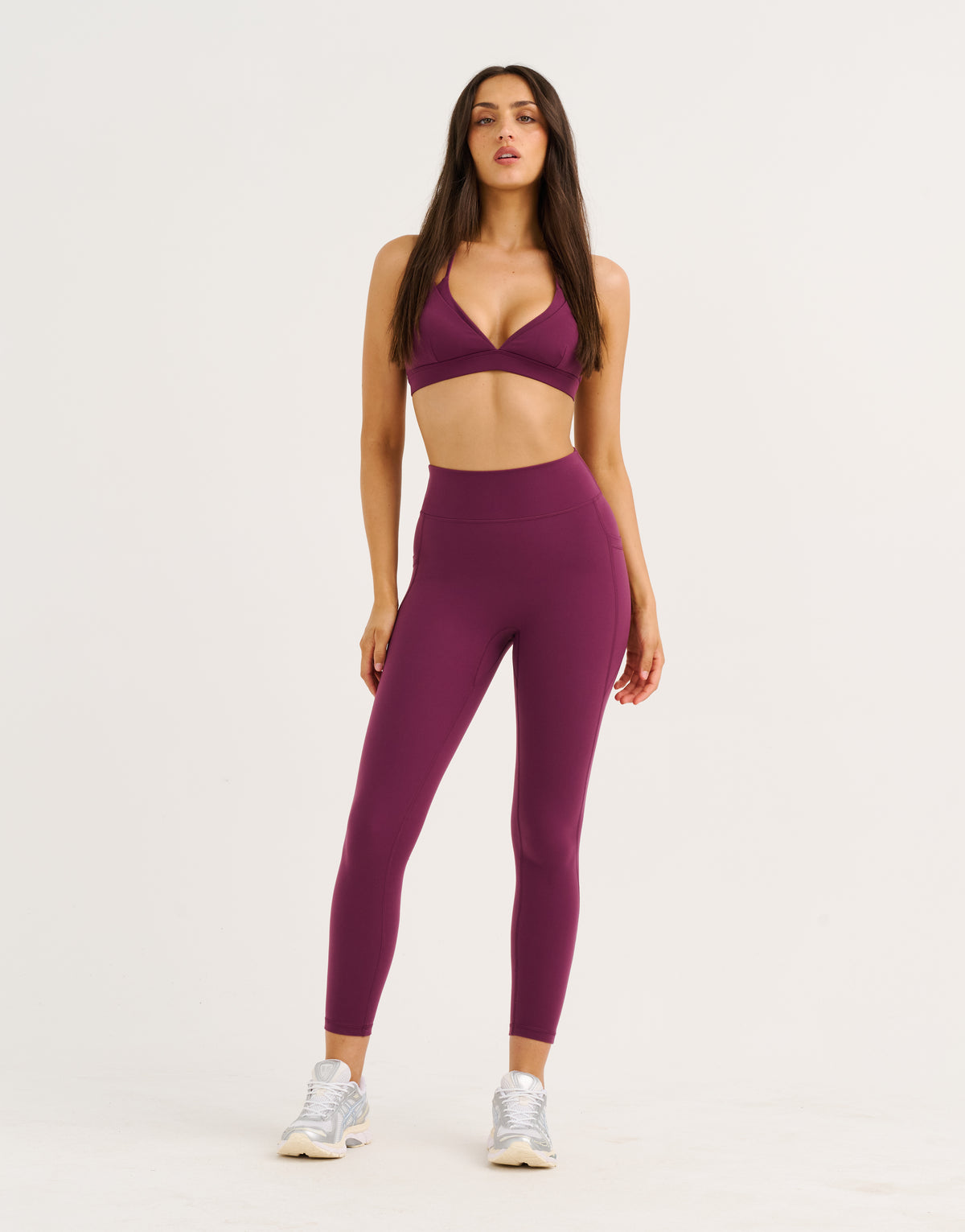 Ascend Pocket Leggings 25" - Blackberry