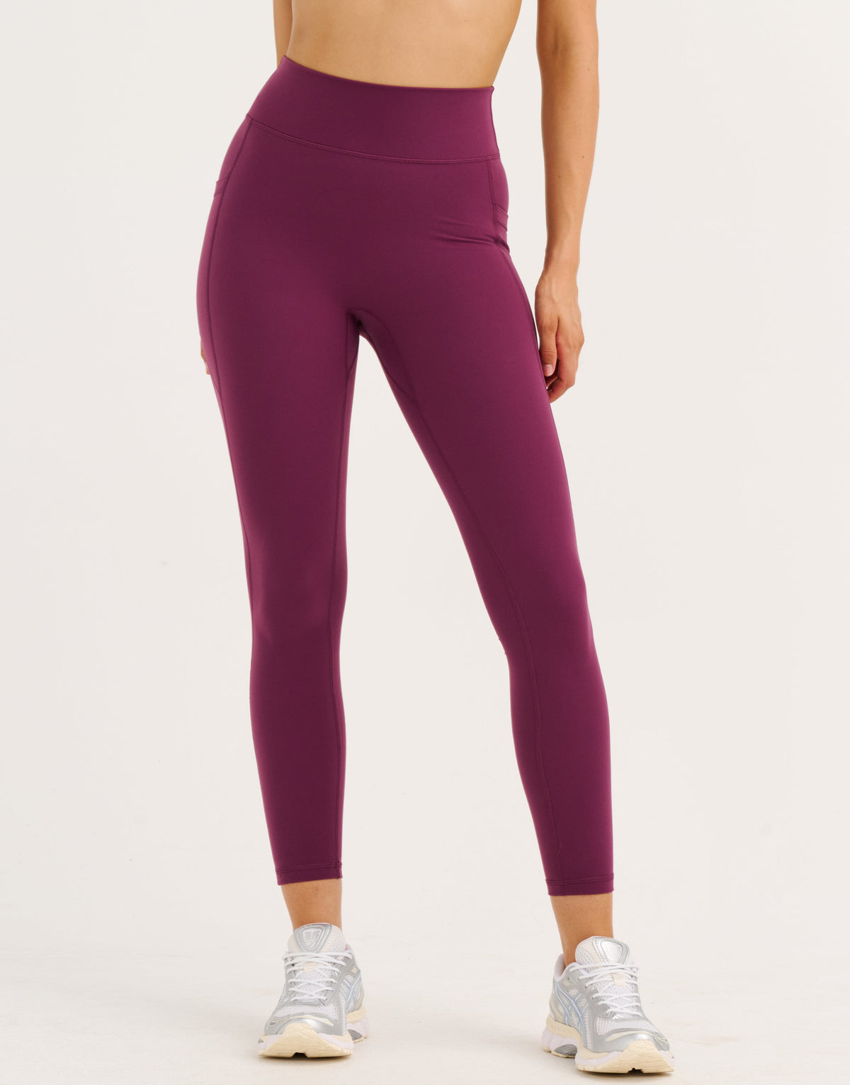 Ascend Pocket Leggings 25" - Blackberry