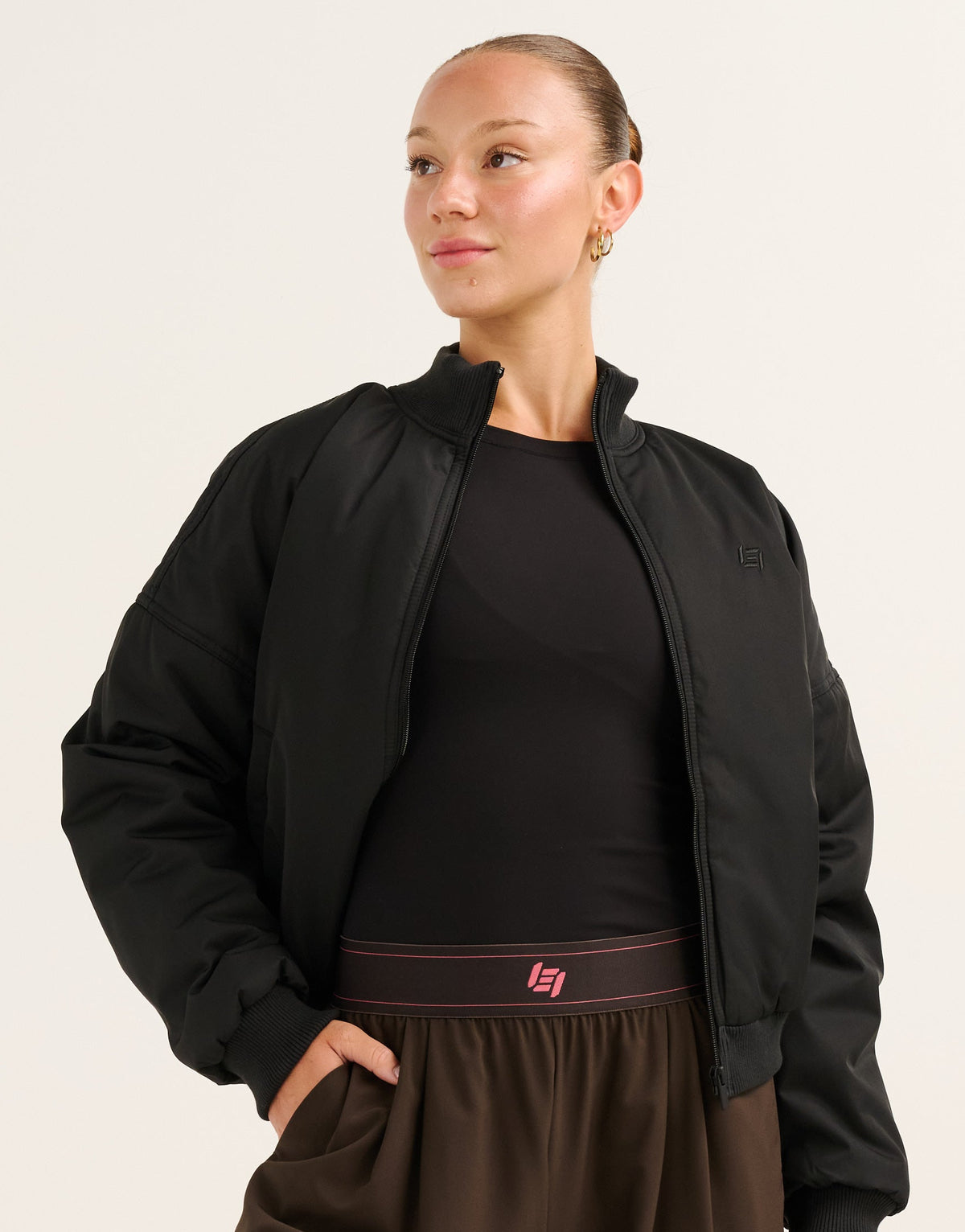 Tempo Pulse Bomber Jacket - Phantom Black