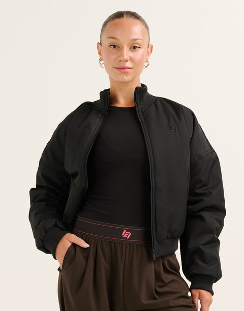 Tempo Pulse Bomber Jacket - Phantom Black