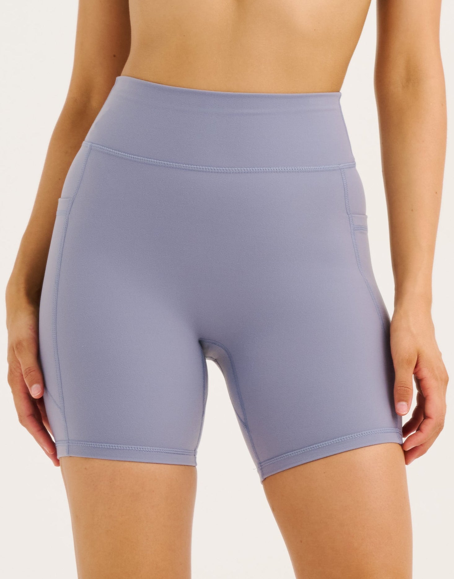 Ascend Pocket Shorts 6" - Washed Blue