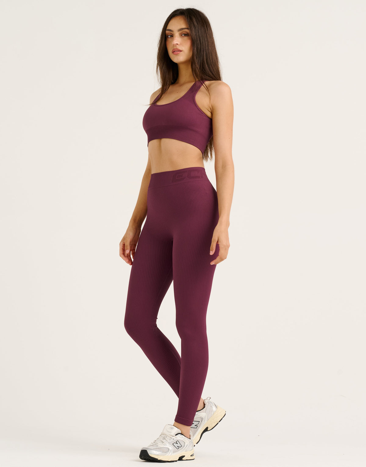 Arise Comfort Mid-Waist Leggings - Blackberry