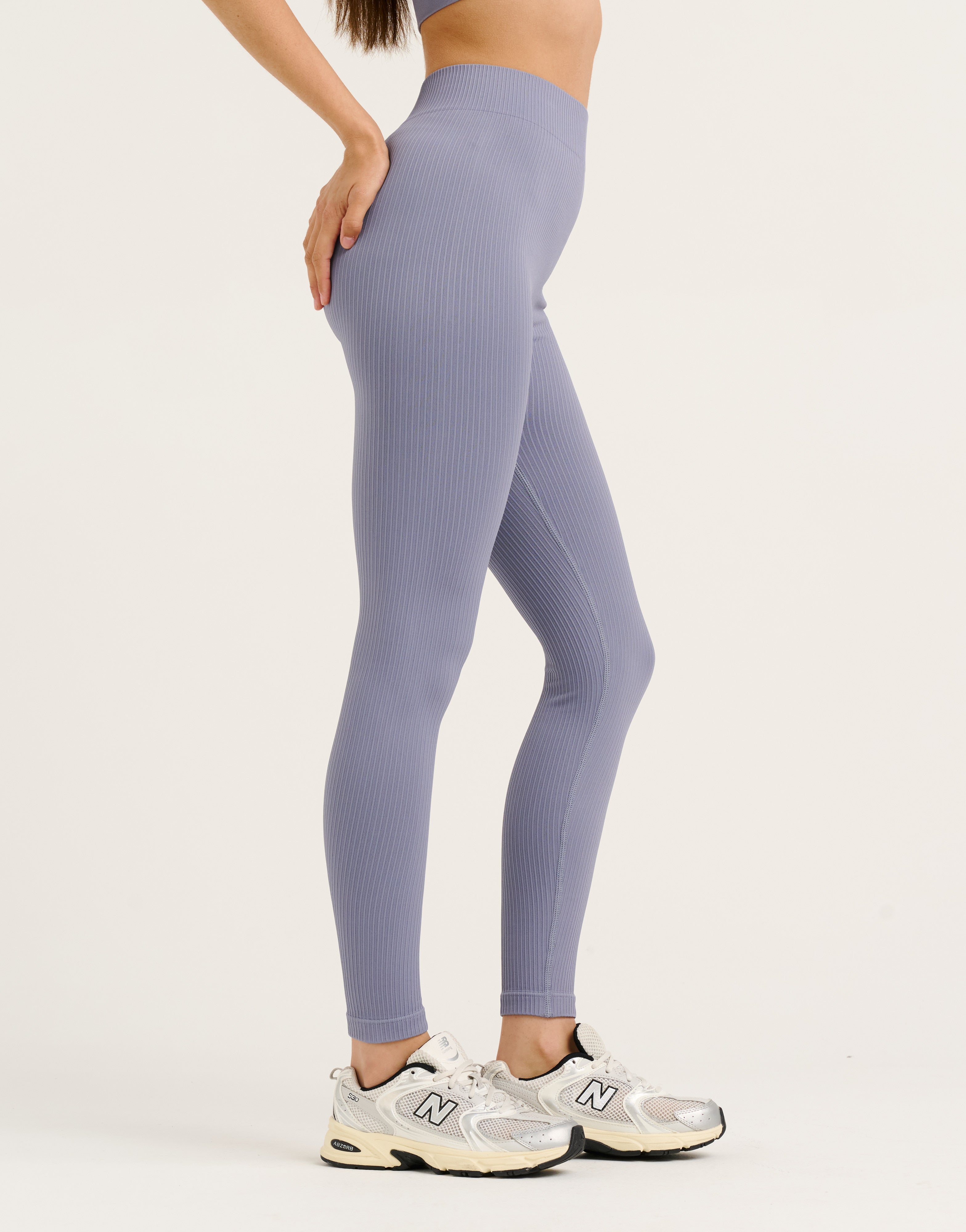 Arise Comfort Mid-Waist Leggings - Washed Blue