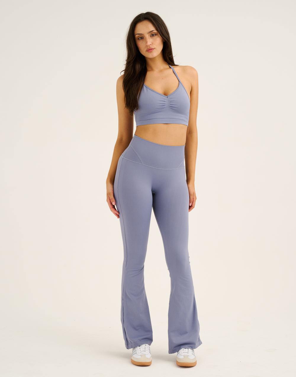 Pulse Flare Leggings - Washed Blue