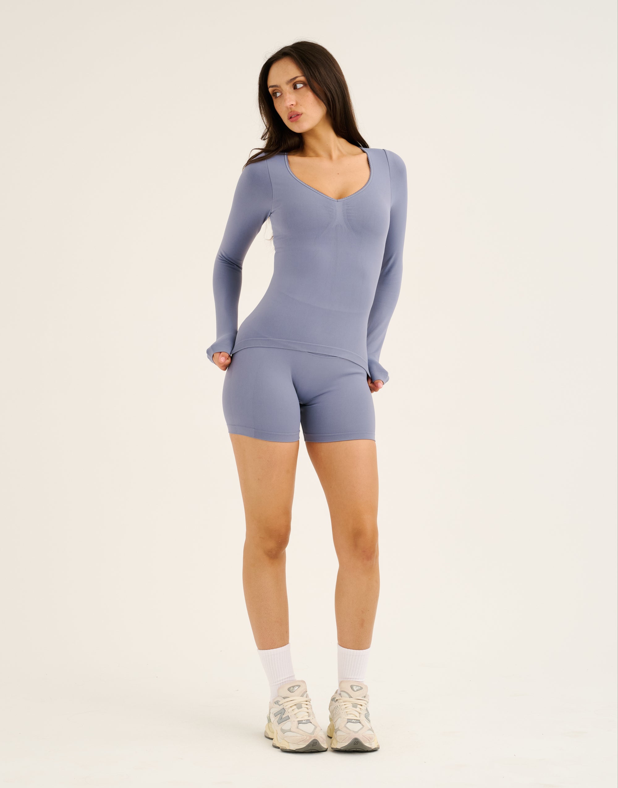 Pulse Long Sleeve - Washed Blue