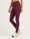 Arise Scrunch Mid-Waist Leggings - Blackberry