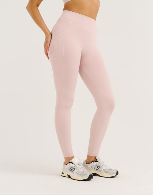 Arise Scrunch Mid-Waist Leggings - Mauve