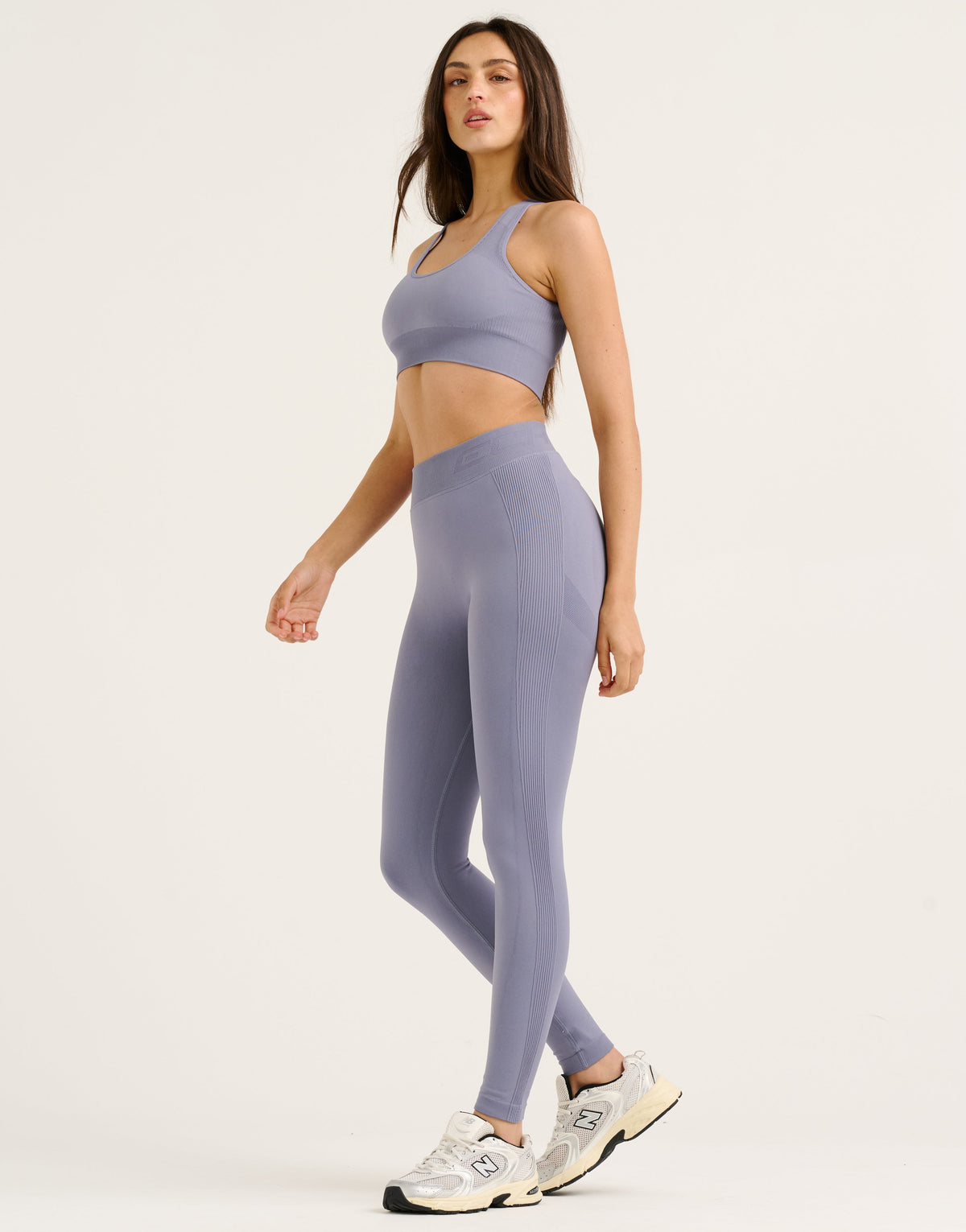 Arise Scrunch Mid-Waist Leggings - Washed Blue