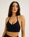 Pulse Halter Sports Bra - Black