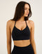 Pulse Halter Sports Bra - Black
