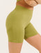Arise Scrunch Mid-Waist Shorts - Olive