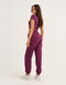 Elemental Layered Jogger Sweatpants - Blackberry
