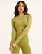 Arise Comfort Cropped Long Sleeve V2 - Olive