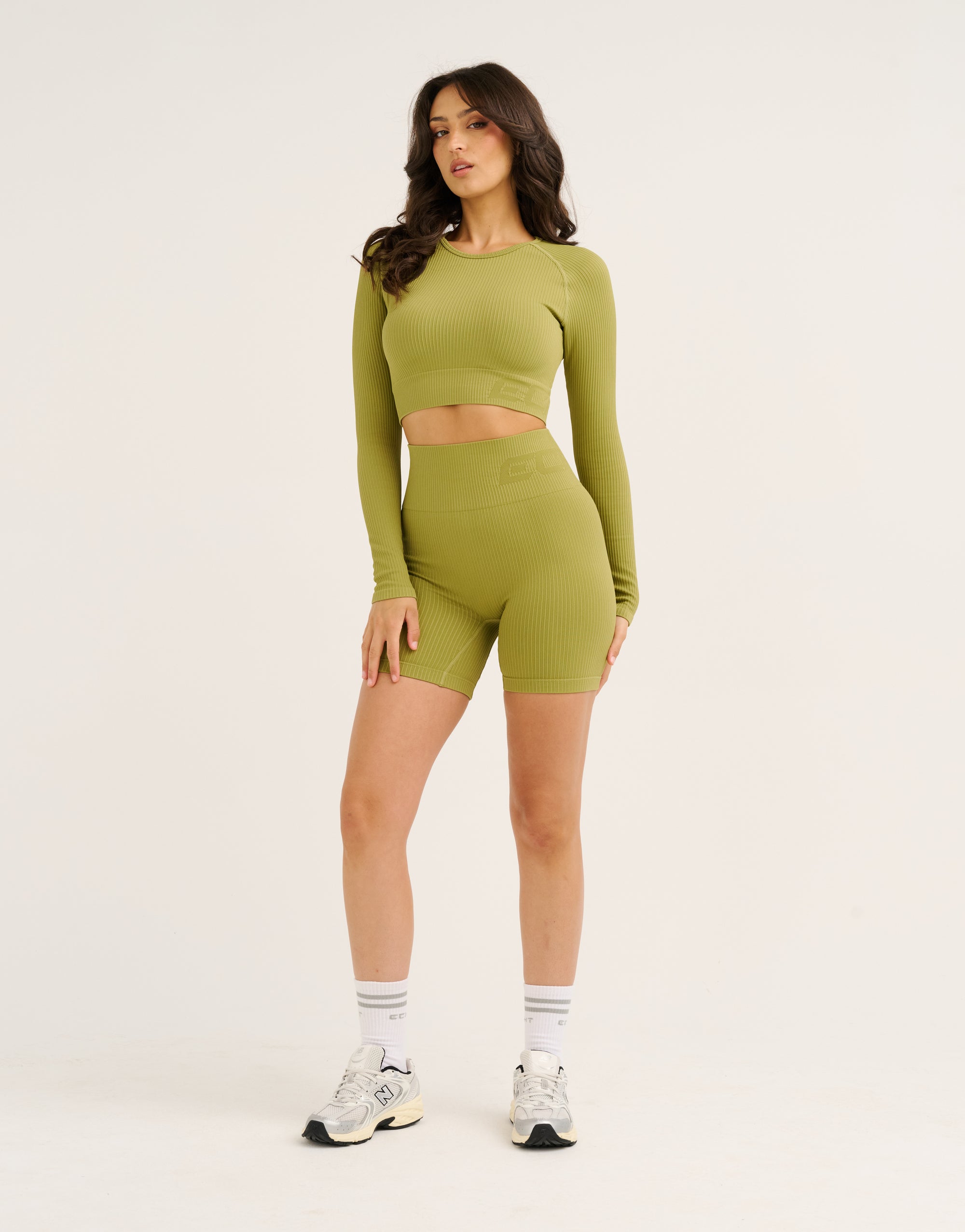 Arise Comfort Cropped Long Sleeve V2 - Olive