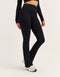 Arise Comfort Mid-Waist Flare Leggings - Stealth Black