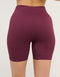 Arise Comfort Mid-Waist Shorts - Blackberry
