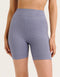 Arise Comfort Mid-Waist Shorts - Washed Blue