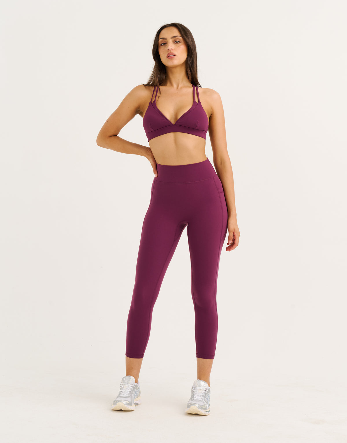 Core Layer Sports Bra - Blackberry