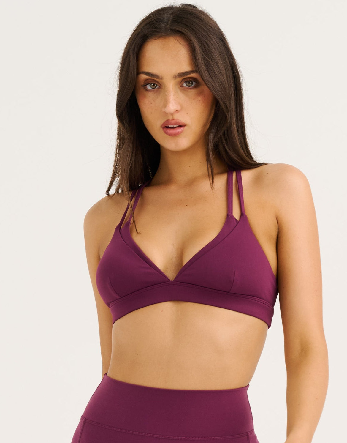 Core Layer Sports Bra - Blackberry