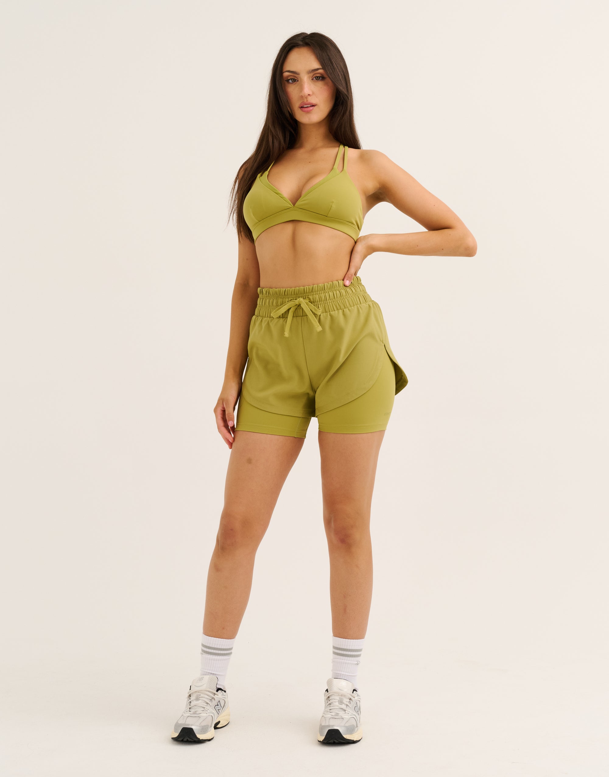 Core Layer Sports Bra - Olive