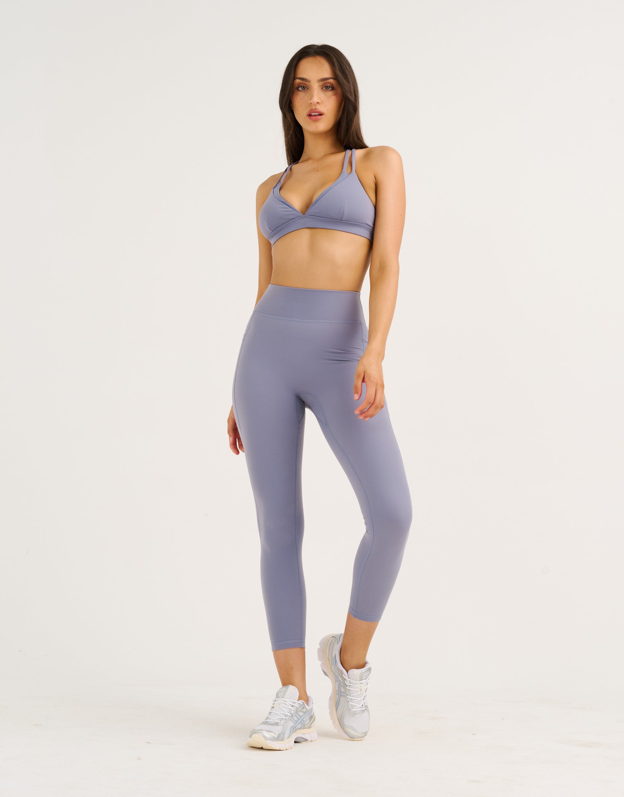 Core Layer Sports Bra - Washed Blue