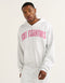 College Combed Fleece Zip-Up Hoodie - Grey Marle