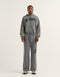 College Combed Fleece Zip-Up Hoodie - Storm Grey