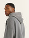 College Combed Fleece Zip-Up Hoodie - Storm Grey