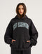 College Combed Fleece Hoodie - Phantom Black