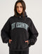 College Combed Fleece Hoodie - Phantom Black