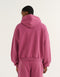 College Combed Fleece Hoodie - Plum
