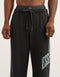 College Combed Fleece Wide Leg Sweatpant - Phantom Black