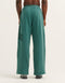 College Combed Fleece Wide Leg Sweatpant - Teal
