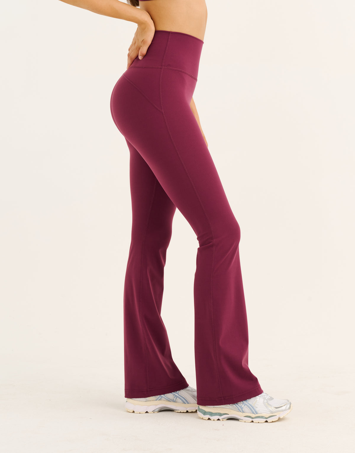 Flare Leggings - Blackberry