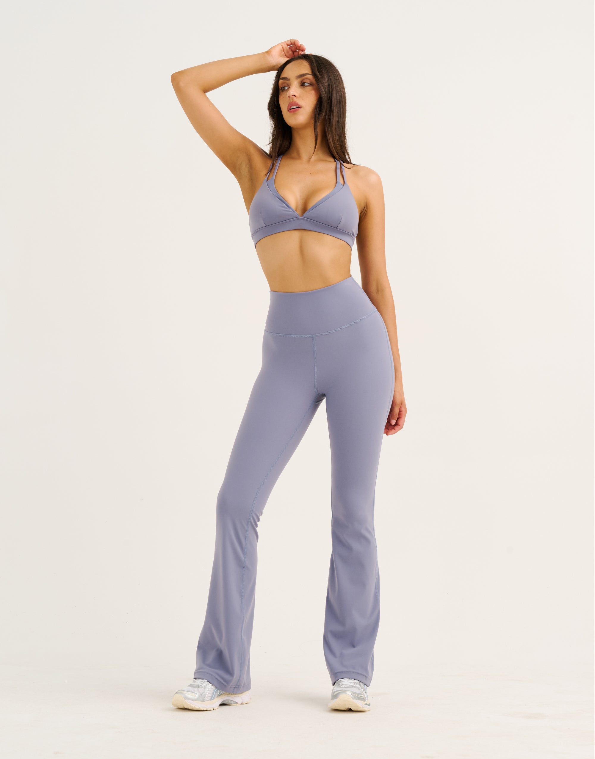 Flare Leggings - Washed Blue