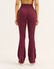 Flare Ribbed Leggings V2 - Blackberry