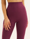 Flare Ribbed Leggings V2 - Blackberry