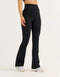 Flare Ribbed Leggings V2 - Black