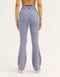Flare Ribbed Leggings V2 - Washed Blue