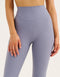 Flare Ribbed Leggings V2 - Washed Blue
