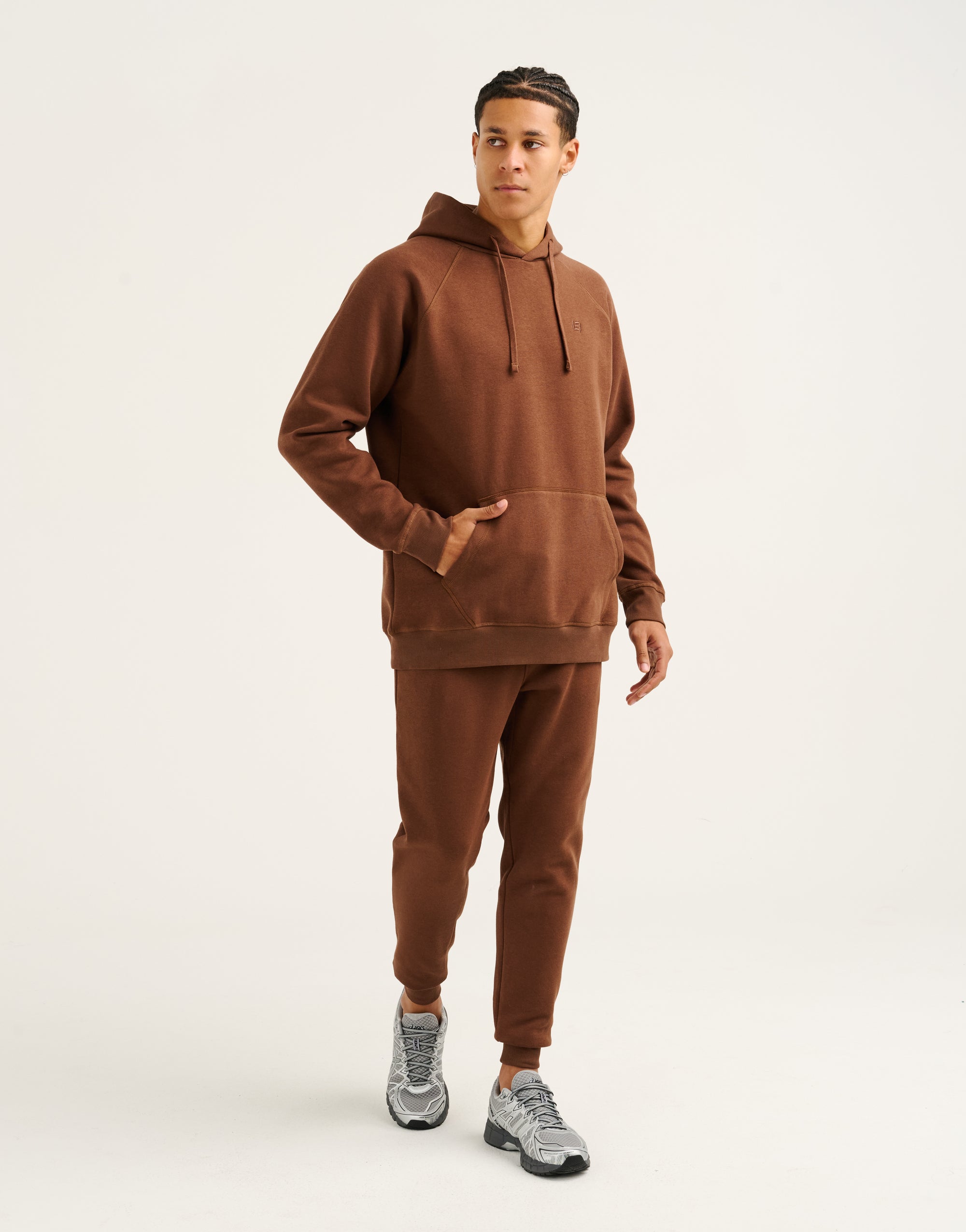 Recover Fleece Hoodie - Brown