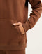 Recover Fleece Hoodie - Brown